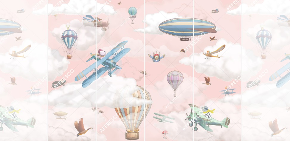 Панно Affresco Сказки ID629-COL2 2x2,68 м