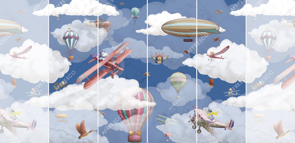 Панно Affresco Сказки ID629-COL3 2x2,68 м