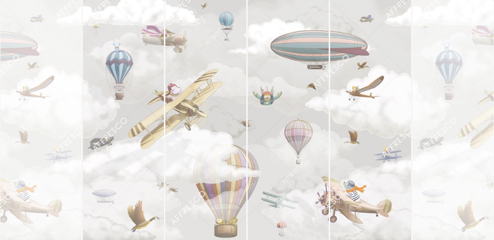 Панно Affresco Сказки ID629-COL4 2x2,68 м