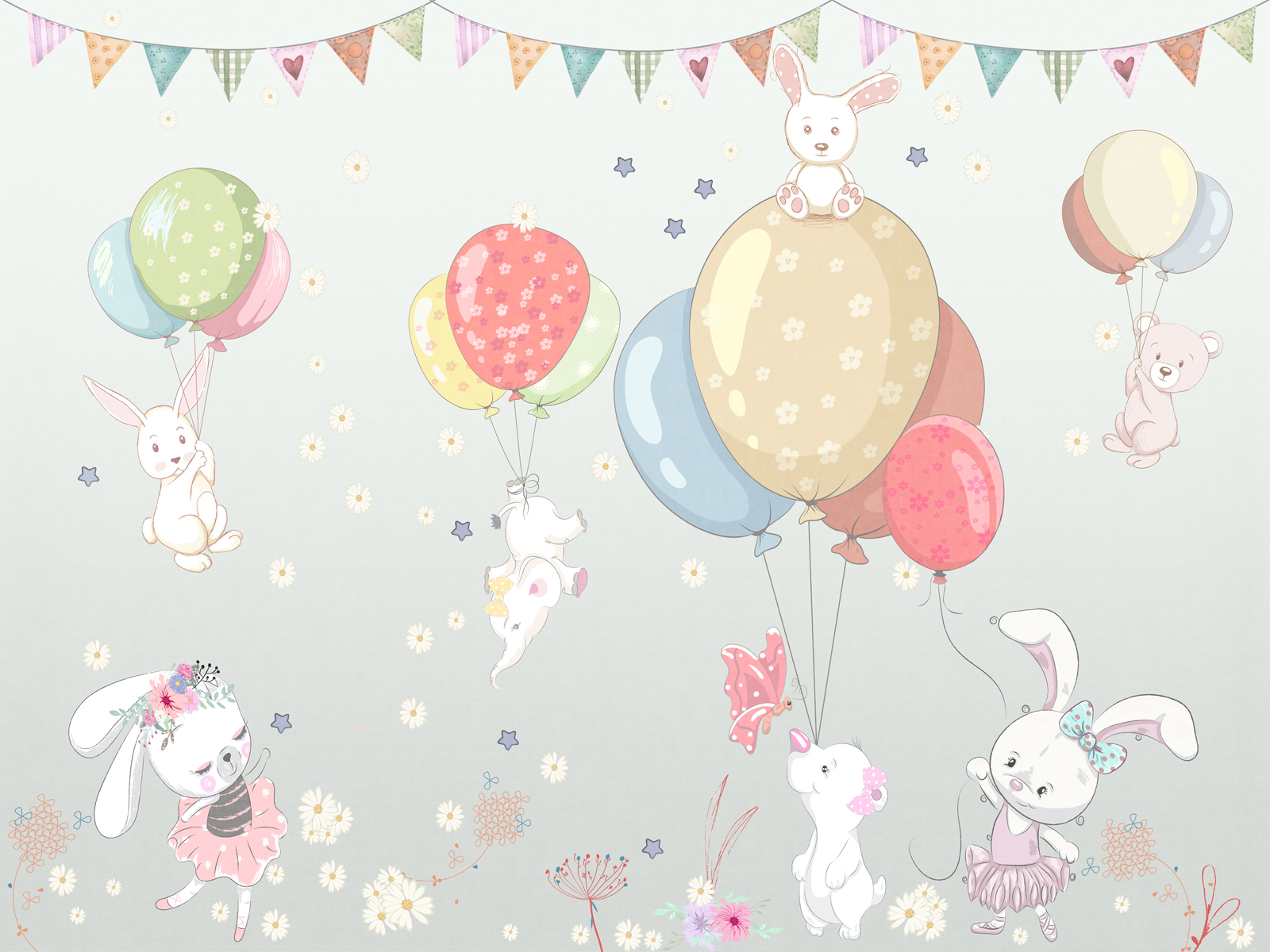 Панно Affresco Сказки SN623-COL1 2x2,68 м