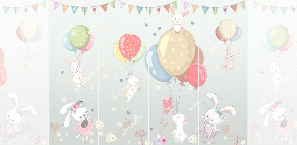 Панно Affresco Сказки SN623-COL1 2x2,68 м