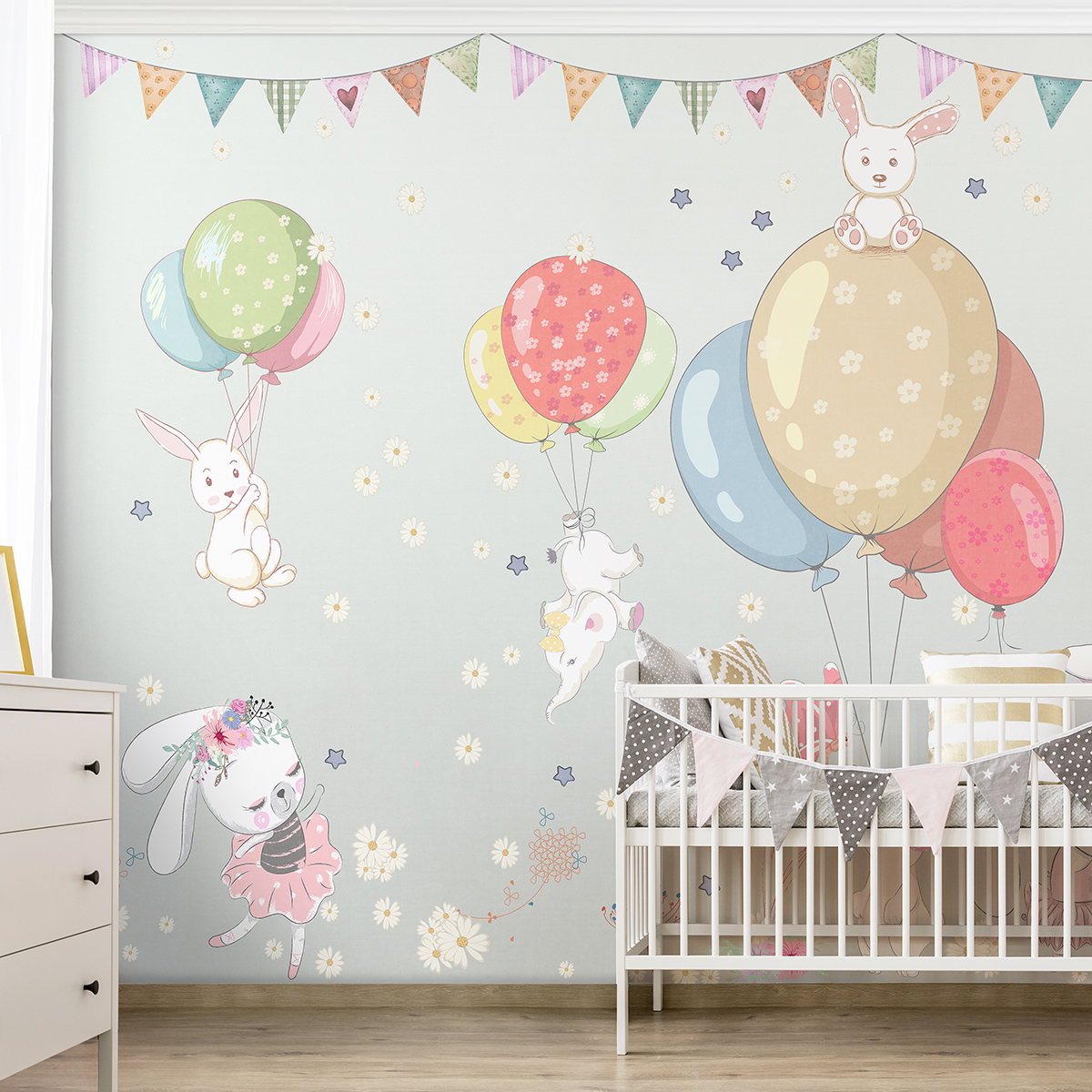 Панно Affresco Сказки SN623-COL1 2x2,68 м фото в интерьере