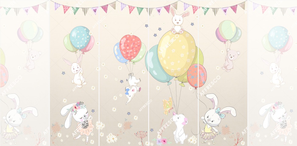 Панно Affresco Сказки SN623-COL2 2x2,68 м