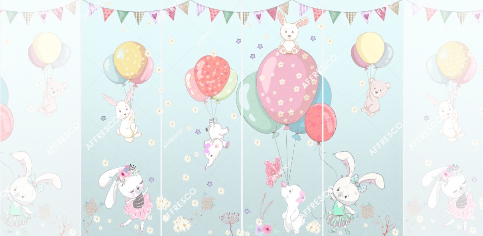 Панно Affresco Сказки SN623-COL3 2x2,68 м