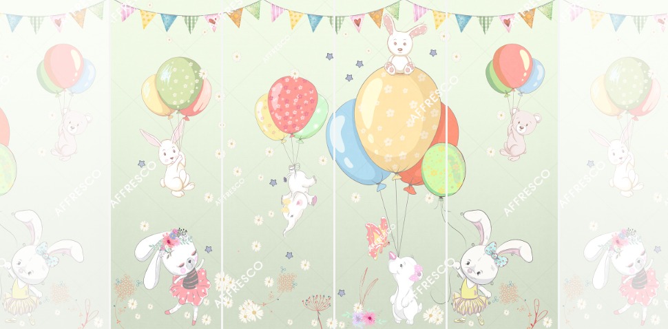 Панно Affresco Сказки SN623-COL4 2x2,68 м