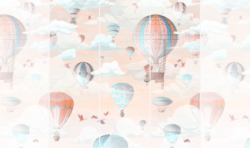 Панно Affresco Сказки ID610-COL4 2x2,01 м