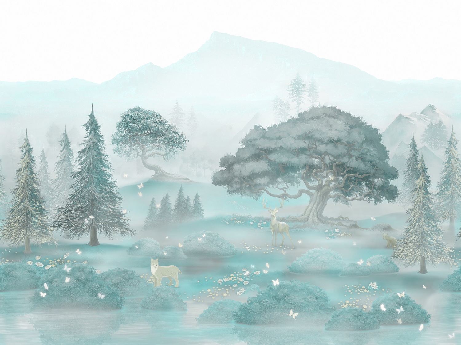 Панно Affresco Сказки ID615-COL3 2x2,68 м