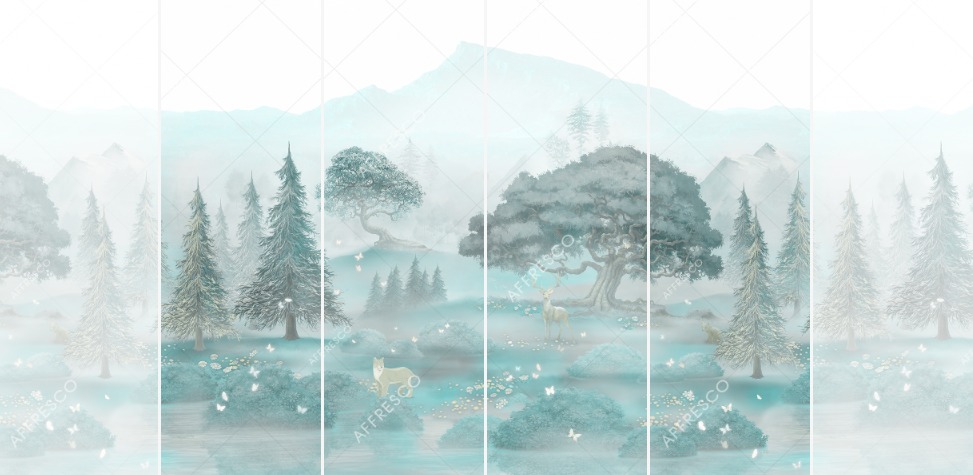 Панно Affresco Сказки ID615-COL3 2x2,68 м