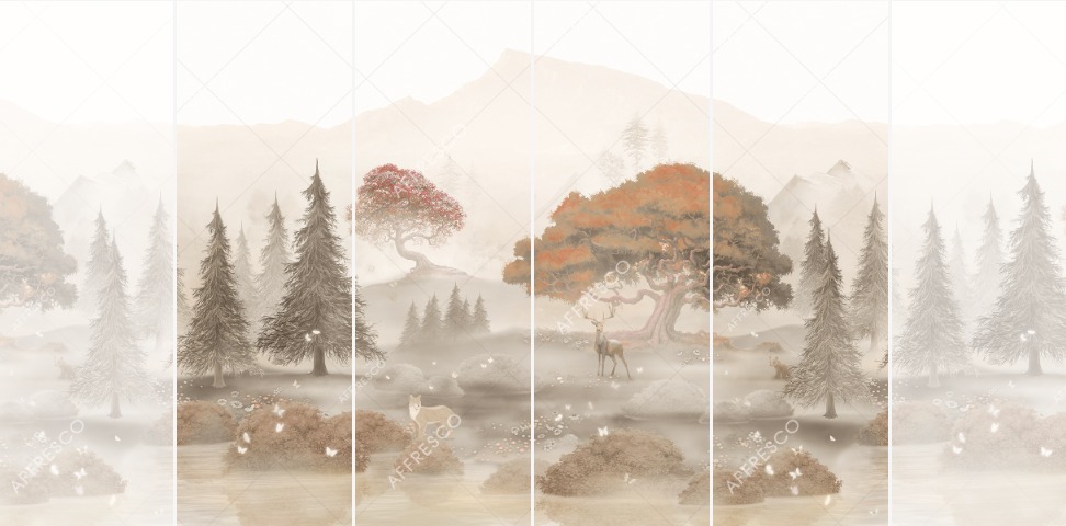 Панно Affresco Сказки ID615-COL4 2x2,68 м