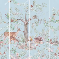 Панно Affresco Сказки SN611-COL1 2x2,68 м