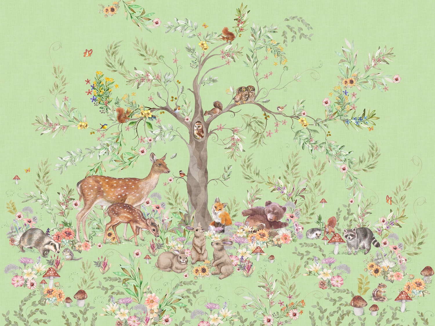 Панно Affresco Сказки SN611-COL2 2x2,68 м