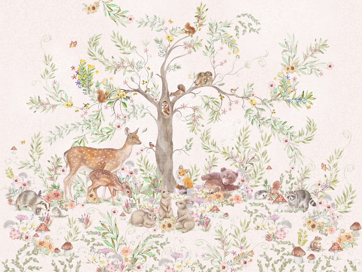 Панно Affresco Сказки SN611-COL3 2x2,68 м