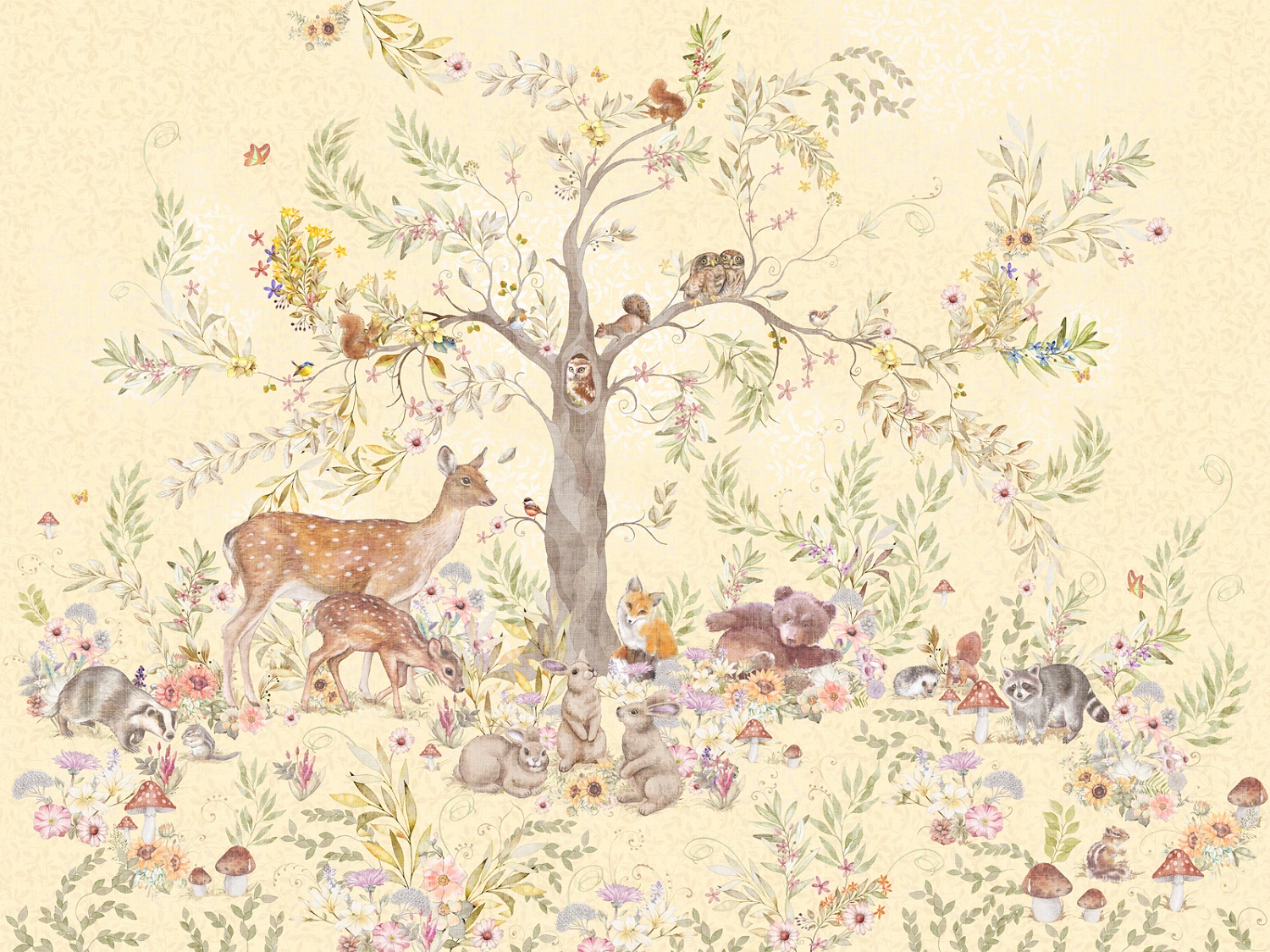 Панно Affresco Сказки SN611-COL4 2x2,68 м