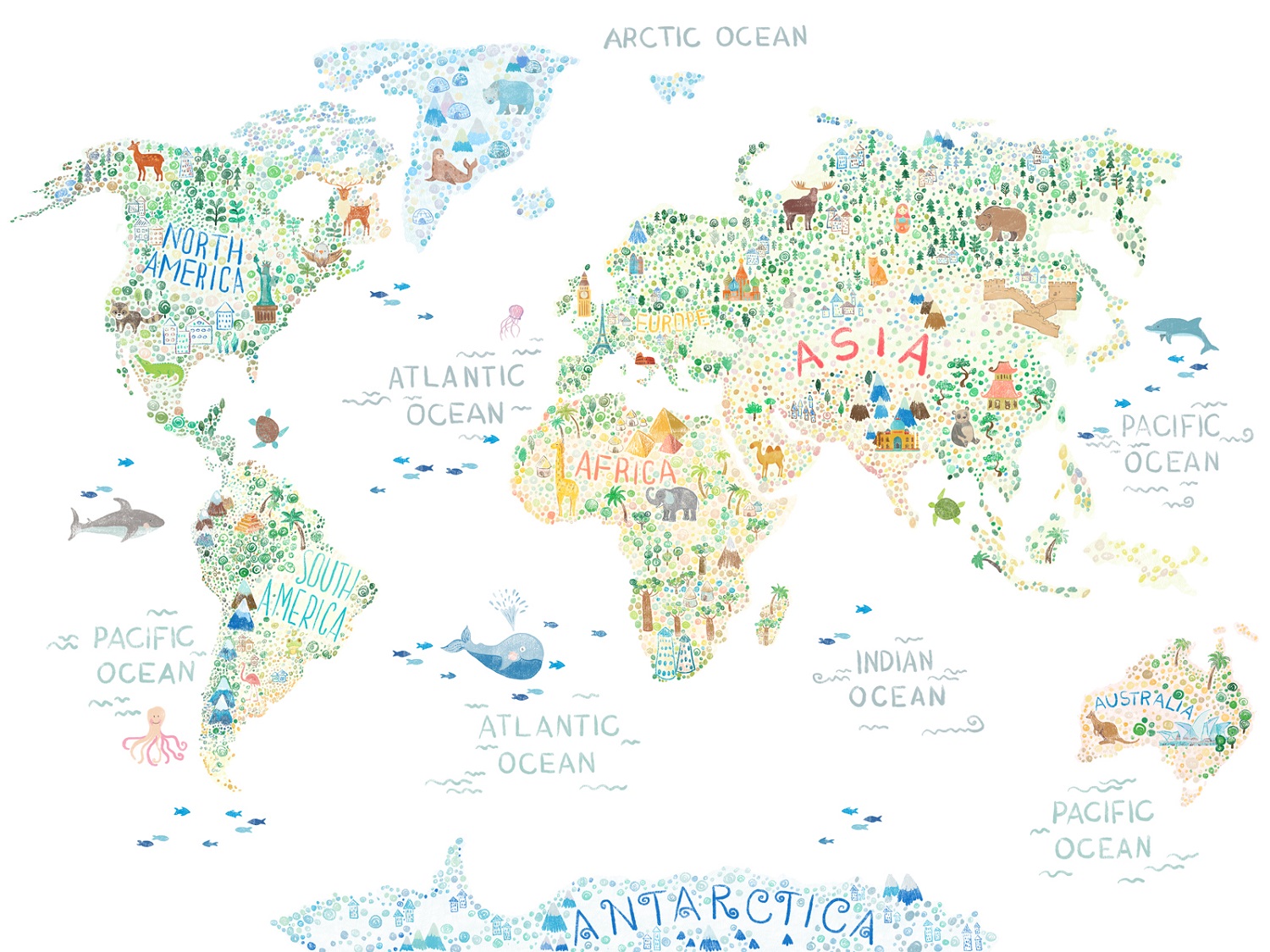 Панно Affresco Сказки ZK627-COL1 2x2,68 м