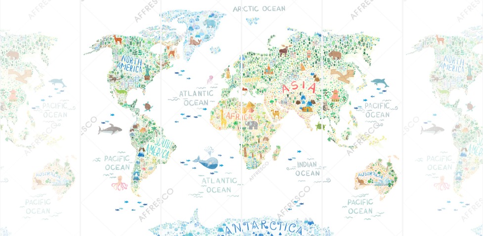 Панно Affresco Сказки ZK627-COL1 2x2,68 м