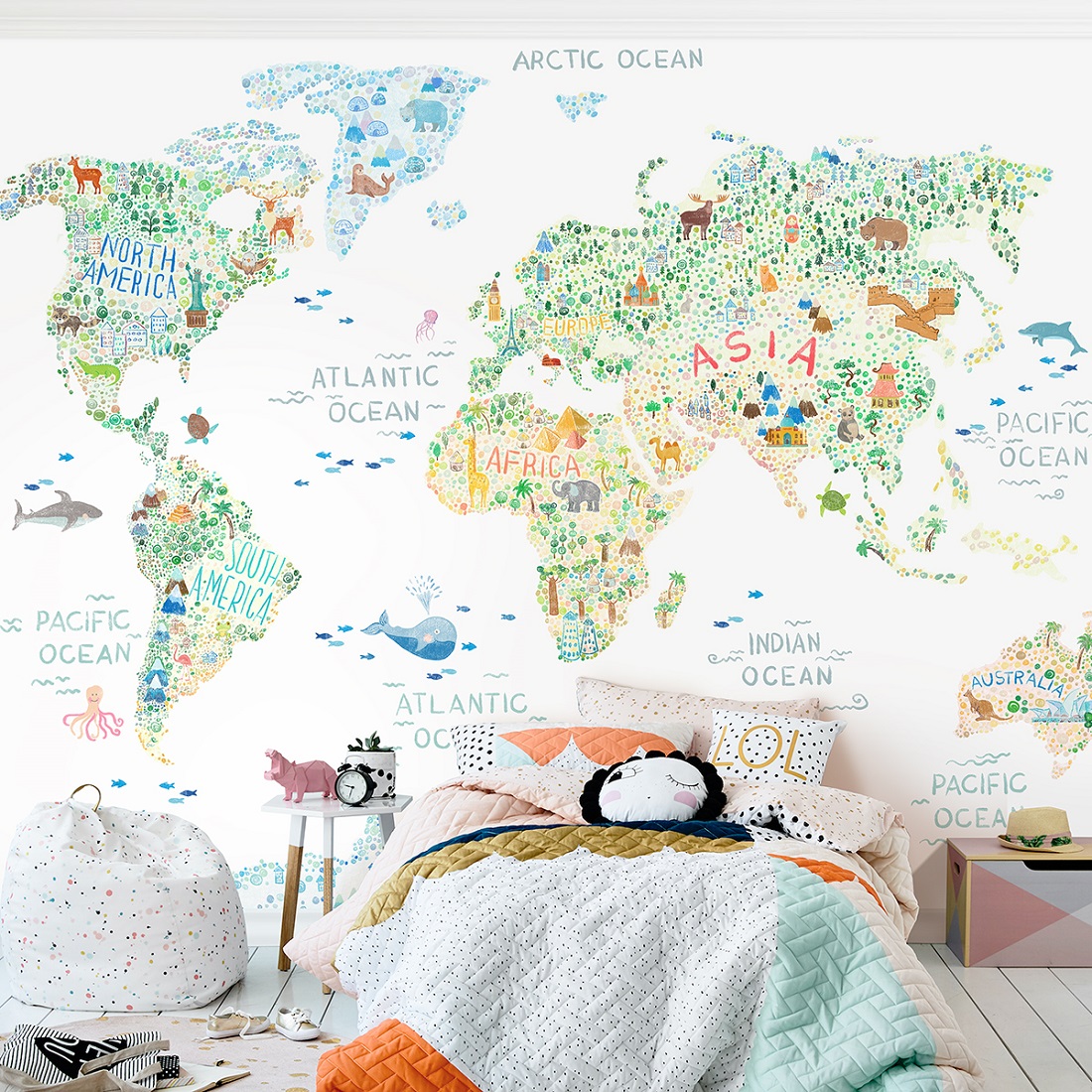 Панно Affresco Сказки ZK627-COL1 2x2,68 м фото в интерьере