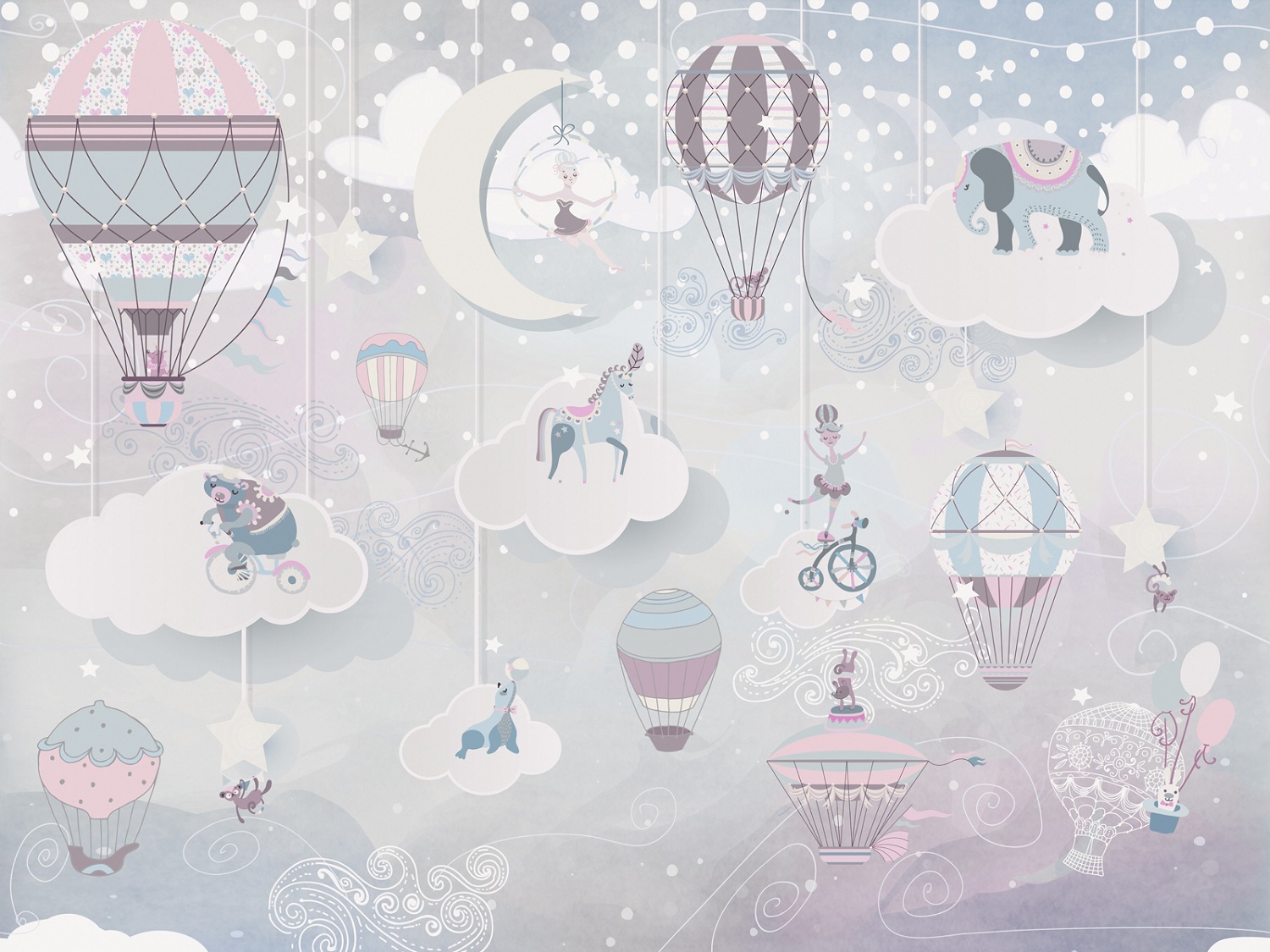 Панно Affresco Сказки ZK663-COL2 2x2,68 м