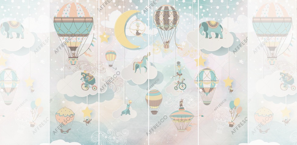 Панно Affresco Сказки ZK663-COL4 2x2,68 м