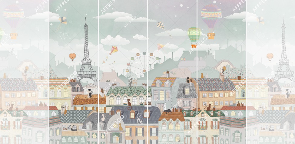 Панно Affresco Сказки ZK643-COL3 2x2,68 м