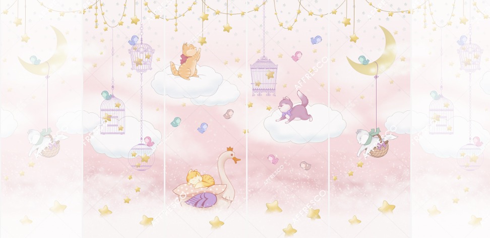 Панно Affresco Сказки IL624-COL2 2x2,68 м