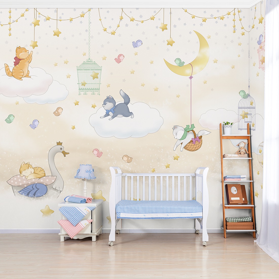 Панно Affresco Сказки IL624-COL3 2x2,68 м фото в интерьере