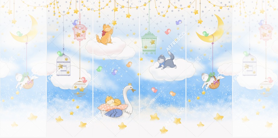 Панно Affresco Сказки IL624-COL4 2x2,68 м