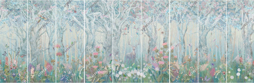 Панно Affresco Сказки AB688-COL1 2x6,03 м