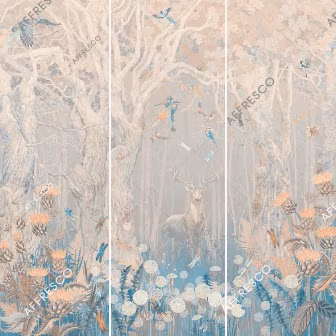 Панно Affresco Сказки AB688-COL2 2x6,03 м