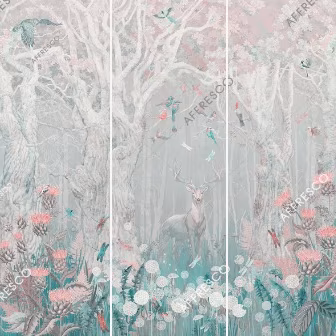 Панно Affresco Сказки AB688-COL4 2x6,03 м
