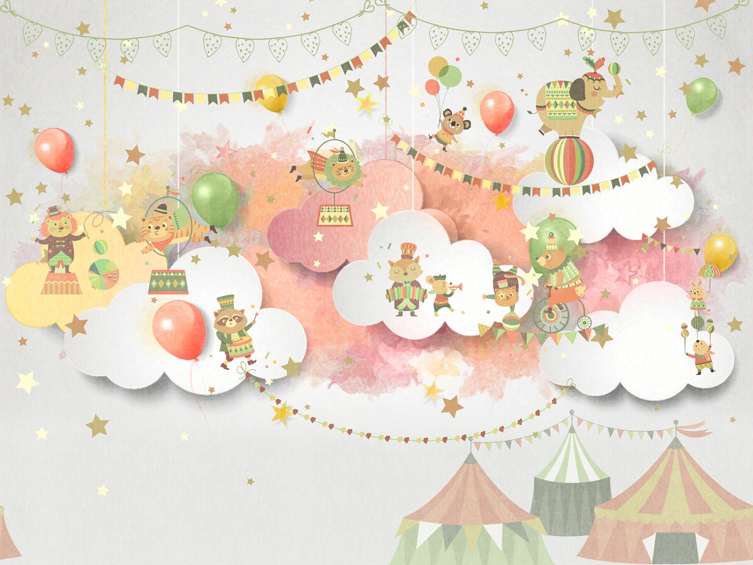 Панно Affresco Сказки ZK669-COL4 2x2,68 м