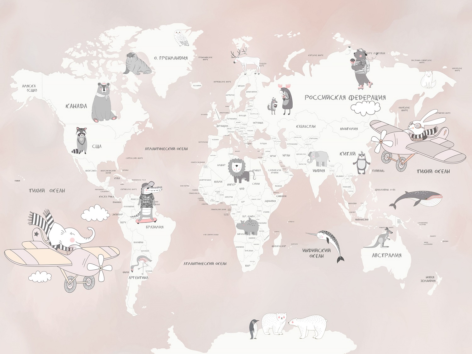 Панно Affresco Сказки ZK626-COL1 2x2,68 м