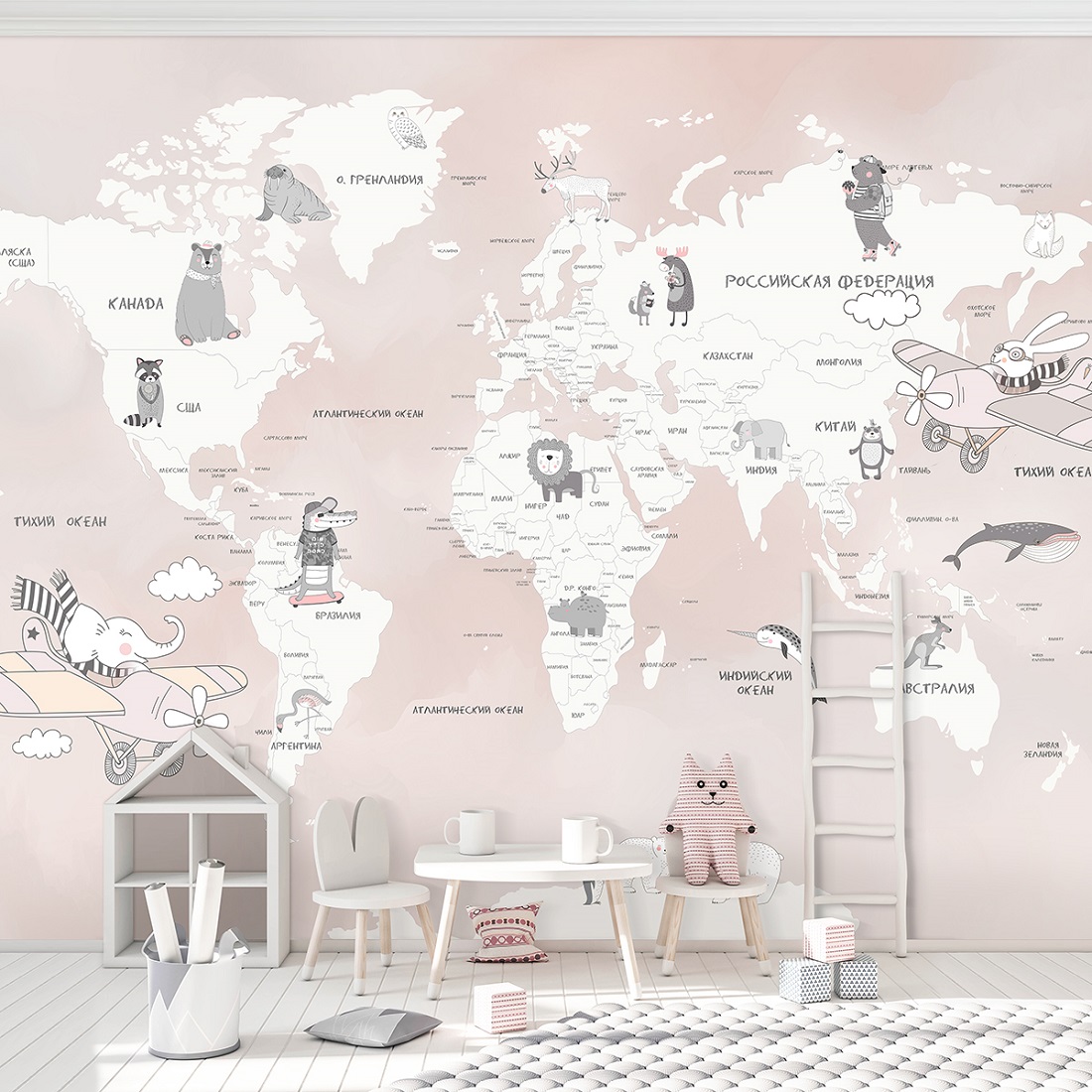 Панно Affresco Сказки ZK626-COL1 2x2,68 м фото в интерьере