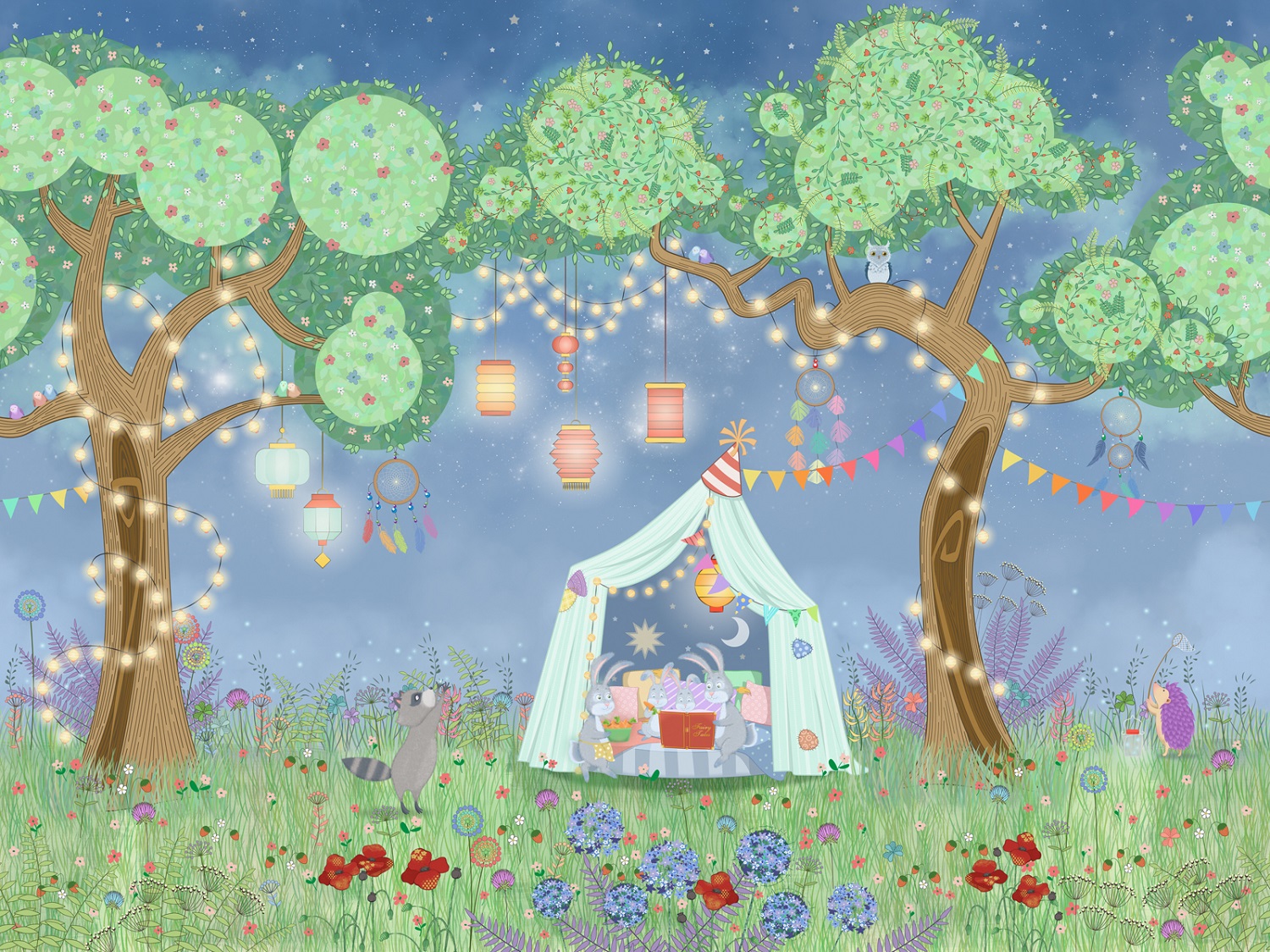 Панно Affresco Сказки IL655-COL3 2x2,68 м