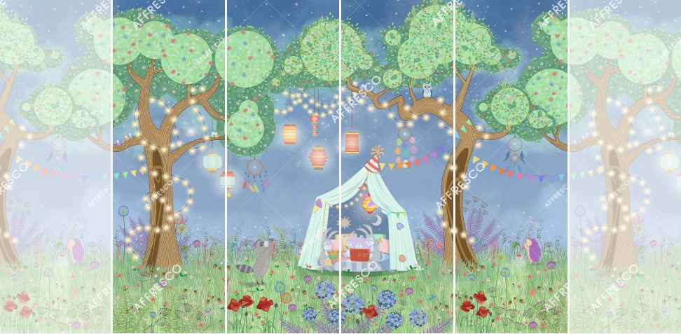 Панно Affresco Сказки IL655-COL3 2x2,68 м