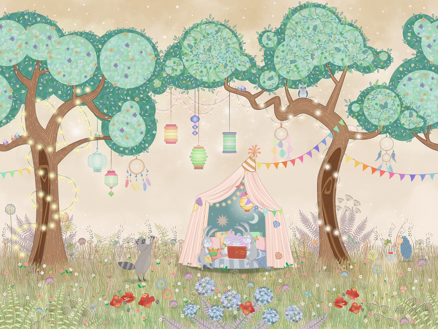 Панно Affresco Сказки IL655-COL4 2x2,68 м