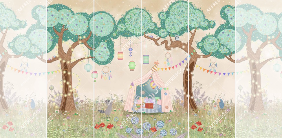 Панно Affresco Сказки IL655-COL4 2x2,68 м