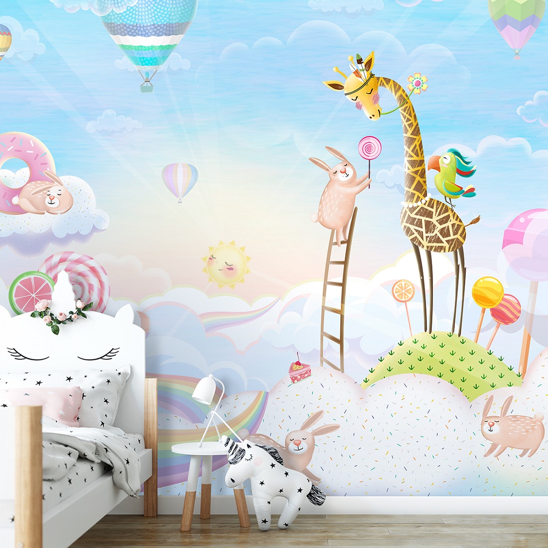 Панно Affresco Сказки AH657-COL1 2x2,68 м фото в интерьере