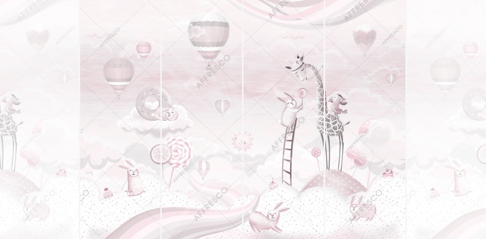 Панно Affresco Сказки AH657-COL2 2x2,68 м