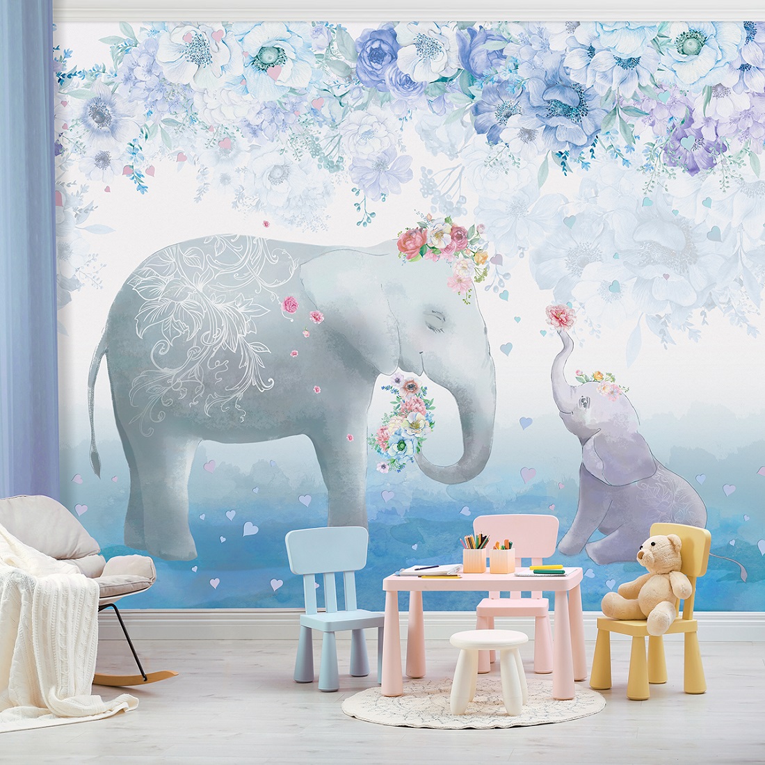 Панно Affresco Сказки SN658-COL1 2x2,68 м фото в интерьере