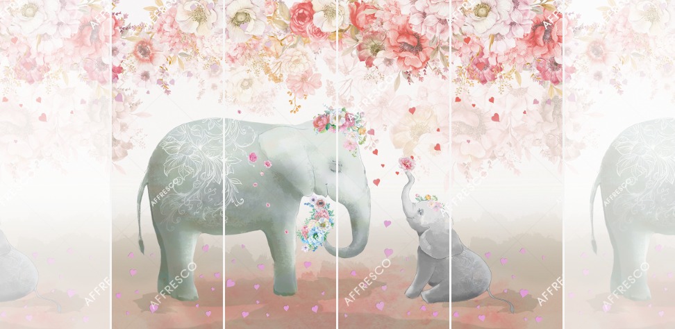 Панно Affresco Сказки SN658-COL3 2x2,68 м