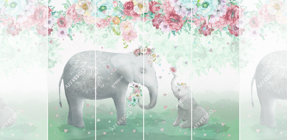 Панно Affresco Сказки SN658-COL4 2x2,68 м