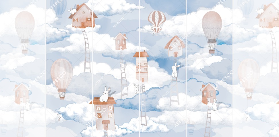 Панно Affresco Сказки ID641-COL2 2x2,68 м