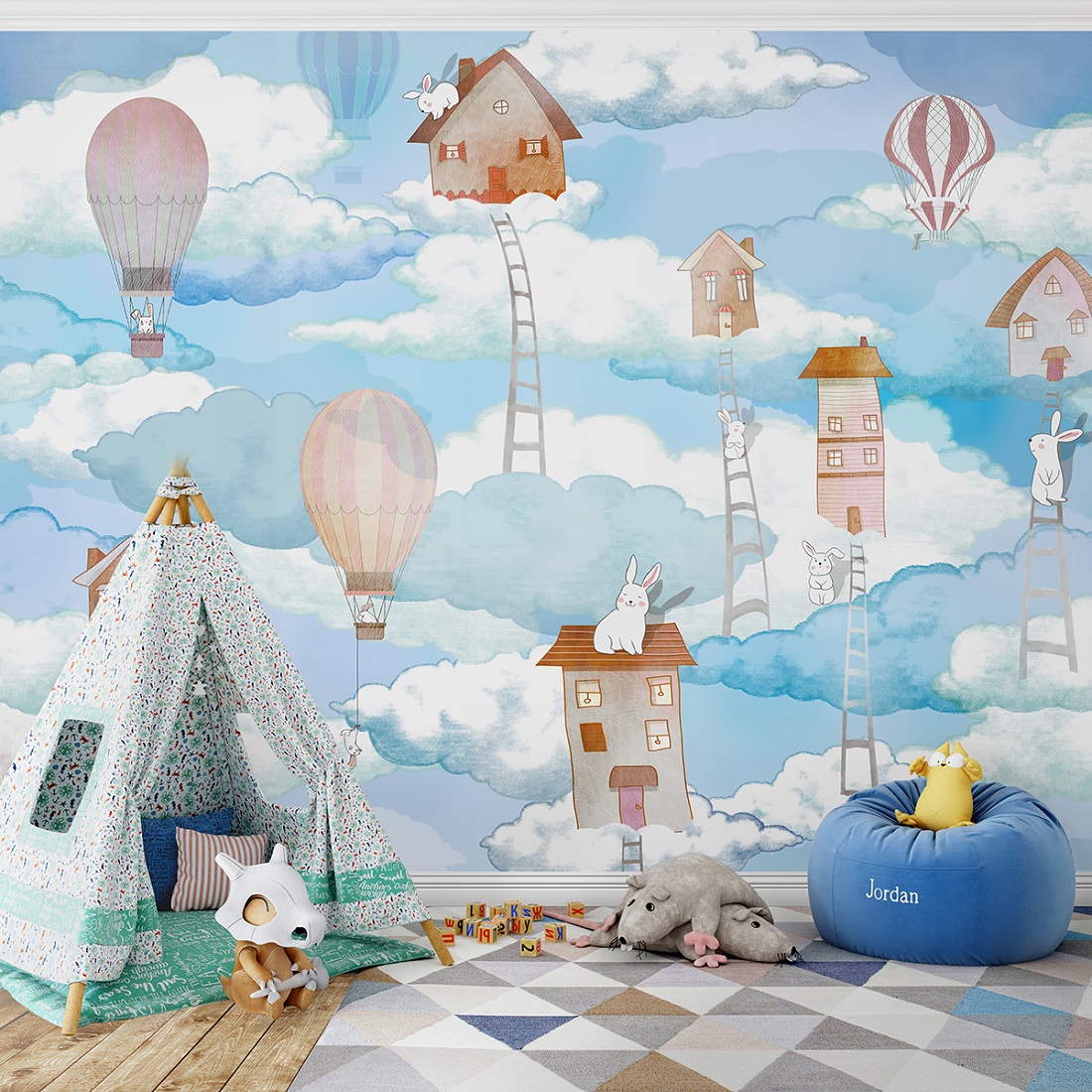 Панно Affresco Сказки ID641-COL3 2x2,68 м фото в интерьере