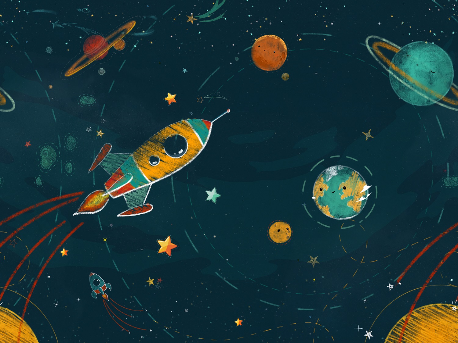 Панно Affresco Сказки OF647-COL2 2x2,68 м