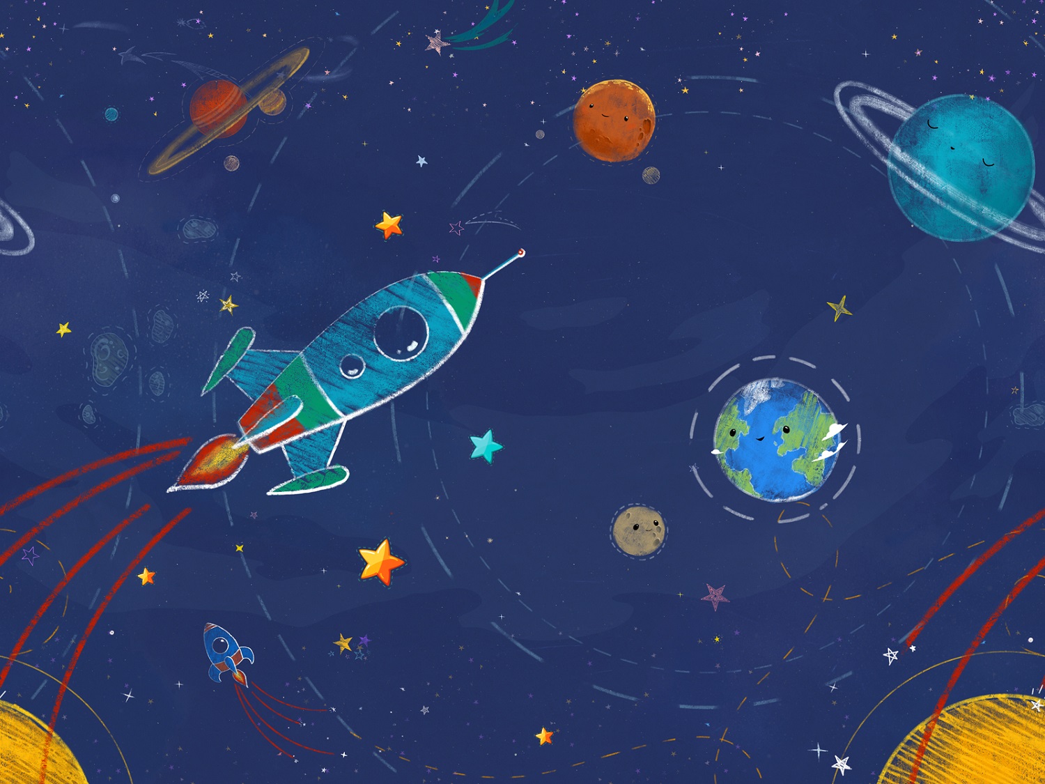 Панно Affresco Сказки OF647-COL3 2x2,68 м