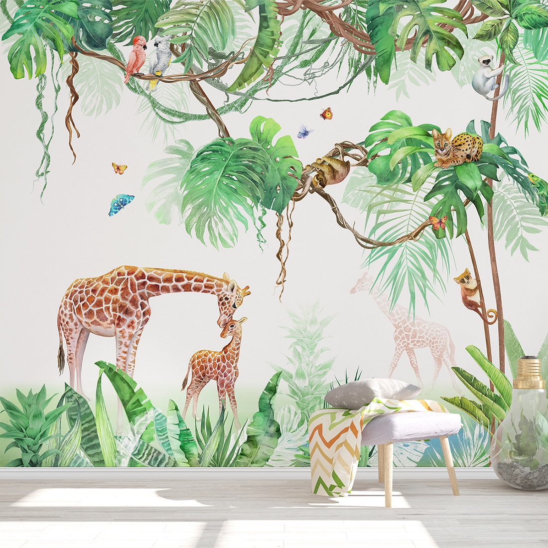 Панно Affresco Сказки ML660-COL1 2x2,68 м фото в интерьере