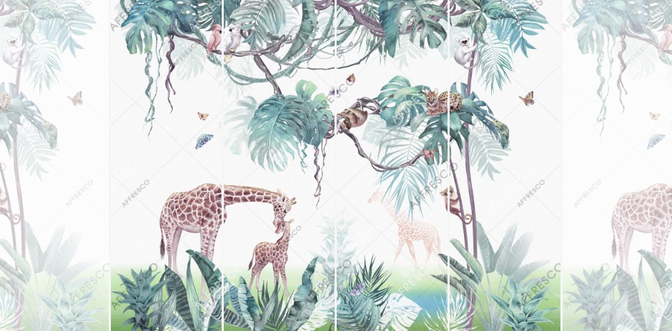 Панно Affresco Сказки ML660-COL2 2x2,68 м