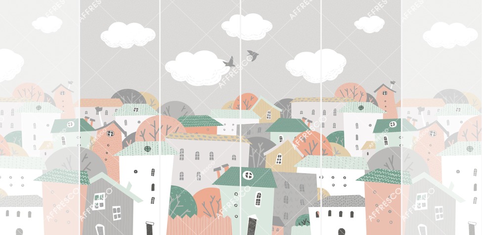 Панно Affresco Сказки OF619-COL1 2x2,68 м