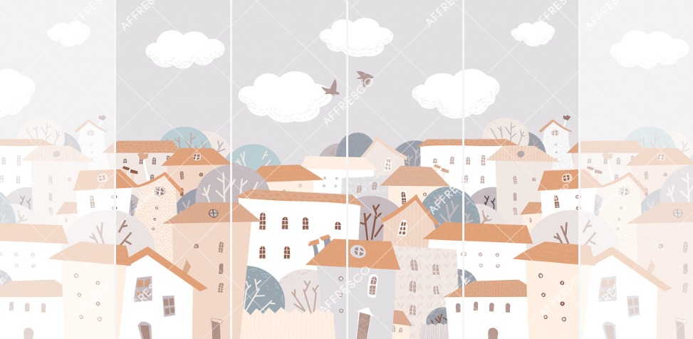 Панно Affresco Сказки OF619-COL2 2x2,68 м