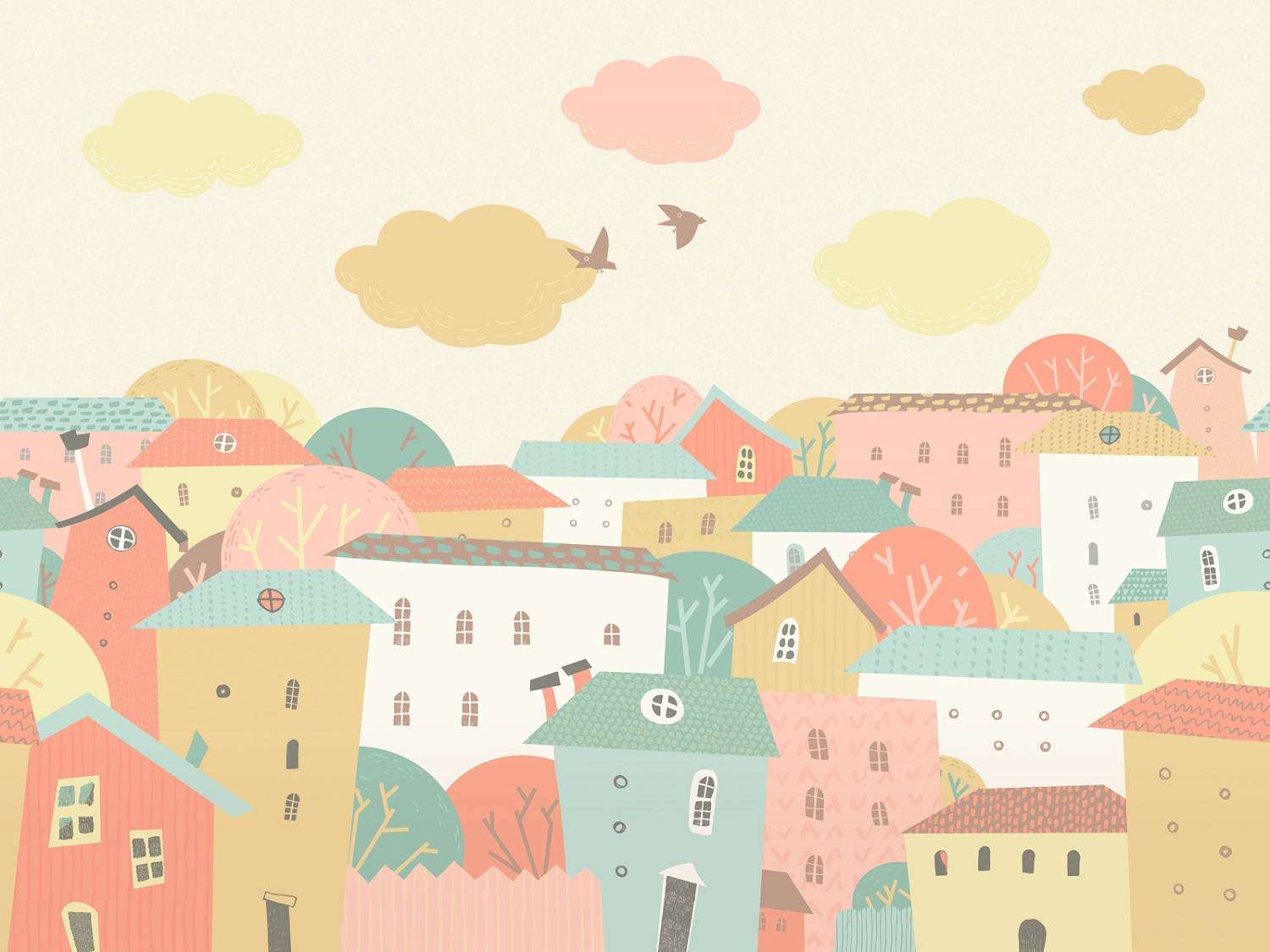 Панно Affresco Сказки OF619-COL4 2x2,68 м